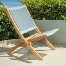 Sillón de jardín lounge de cuerda esmeralda Jala
