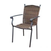 DL - sillon aluminio toledo marron , Sillón aluminio Toledo marrónFabricado en fibra imitación mimbre y aluminio de alta calidadApilableResitente a