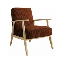 Mobilier1 - Sillón Clovis 100, Poso 39, 76x59x67cm, Tapiz, Patas: Madera - Poso 39