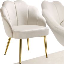 Tectake - Sillón de cóctel hellen, acolchado con tapizado de terciopelo - Sillón de salón, sillón relax, sillón orejero - Por unidad