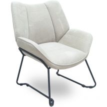 Piqueras Y Crespo - Sillón de espera Opti526 tela beige