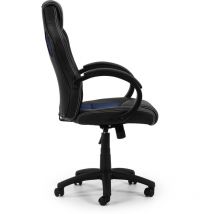 Vs Venta-stock - Sillón De Oficina Elevable y Reclinable danna Negro y Azul