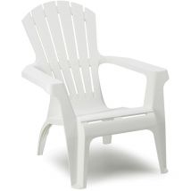 Butaca relax apilable color blanco ipae progarden