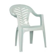 Resol - sillon palma reciclado niebla , Sillón respaldo alto palma reciclado niebla. -Marca: . -Sillón para uso exterior. -Inyectado en polipropileno