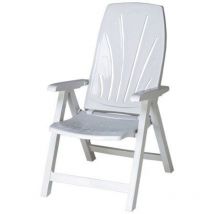 GARDEN LIFE sillon posiciones resina blanco 8092 , Sillón posiciones resina 8092 blancoFabricado en resina de alta calidadResistente a la