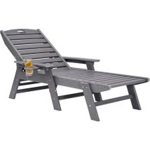 Sillón reclinable Vevor capacidad de peso de 450 libras, sillón reclinable ajustable para exteriores con respaldo de 6 posiciones, sillón reclinable