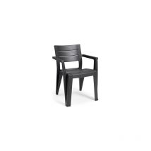 Sillon resina r.bajo julie grafito