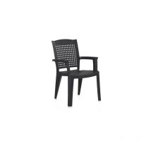 Sillon alto resina antracita