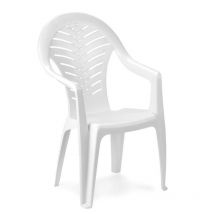 Sillon resina ocean blanco , Sillón Resina Ocean Blanco. -Marca: . -Silla resina monoblock respaldo alto blanco. -Fabricado en polipropileno de alta