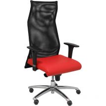 Sillon Albacete malla similpiel rojo