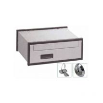 Casellario Orizzontale con portina in Alluminio Silver Posteriore 30-303 Silmec