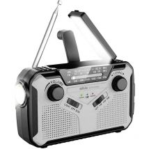 Sos 112 Outdoorradio ukw, mw Notfallradio Akku-Ladefunktion, Handkurbel, Solarpanel - Silva Schneider