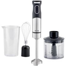 Silva Homeline SMS 6502 Stabmixer 700 W mit Messbecher, mit Zerkleinereraufsatz, Schneebesenaufsatz