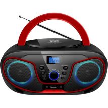Silva Schneider - Mpc 19.4 Usb Radio-lecteur Cd Fm Aux, Cd, Usb Noir, Rouge R796391