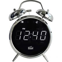 Silva Schneider - urw 240 Radio-réveil fm, usb fonction réveil noir-chrome A759252