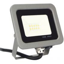 Silver electronics forge+projector led spotlight ips 65 10w - 5700k cold light - 800lm grey colour