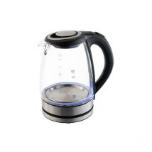 Bollitore cordless 1,7l 2000w vetro / nero - 002031 Silver Style