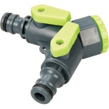 2-wege-wasserhahn-verteiler 3/4 Zoll Bsp Auf 1/2 Zoll