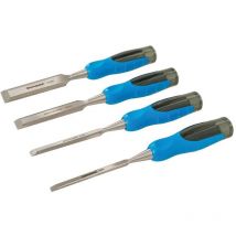 Silverline - Stechbeitel Satz 4 teilig Stecheisen 6mm 13mm 19mm 25mm