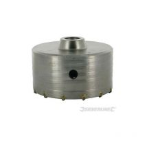 Fresa carotatrice a tazza per muri in tct e acciaio robusto Silverline 595769-150 mm