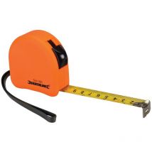 Silverline - Rollbandmaß in Signalfarbe 5 m x 19 mm