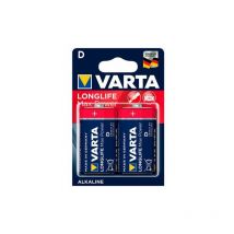 2 batterie alcaline LongLife varta LR20 Max Power