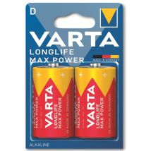 2 langlebige varta LR20 Alkali-Batterien mit maximaler Leistung