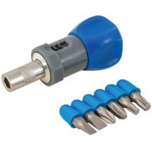 Stubby Ratchet Screwdriver Set 7pce - 7pce - Silverline