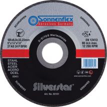 Sonnenflex - Silverstar acier disque à ébarber 10 pièces - Taille:Ø 115 x 6.0 x 22.23 mm