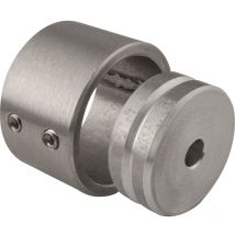 Schrankrohrlager 2-Teilig ø 22 mm für Schrankrohr ø 20 mm Edelstahl geschliffen