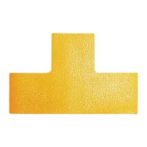 Liderpapel - Marquage de place de parking forme t auto-cl. jaune signal boîte de 20 pièces durable