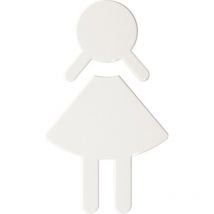 Simbolo donna 801.91.020 PA colore n.97 L.87mm H.150mm S.3mm HEWI