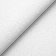 Similicuir Doux Revêtement Coussins Canapés Chaises Hydrofuge Rugueux Blanc - 140x180 cm