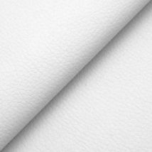 Similicuir Doux Revêtement Coussins Canapés Chaises Hydrofuge Rugueux Blanc - 140x340 cm