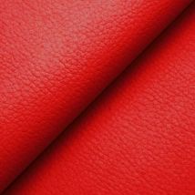 Similicuir Doux Revêtement Coussins Canapés Chaises Hydrofuge Rugueux Rouge - 140x50 cm