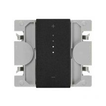 Simon - 270 Commutateur dimmable iO cf 3H iO avec bouton étroit noir mat 21001321-098