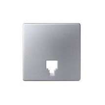82062-33 - Hubcap Socket for Phone-type jack Aluminum matt - Simon