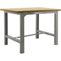 Simonrack – Établi SIMONWORK gris 865x1200x750 mm – Capacité de charge 600 kg – Rayonnage – Largeur, Hauteur, Longueur, Matières, Nombre de niveaux