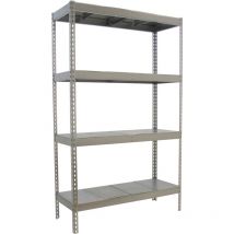 Estantería metálica sin tornillos Simonrack de 4 estantes (200x210x90cm) galvanizado