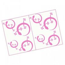 Starmart - Simpatici Adesivi Gechi, col. Fucsia