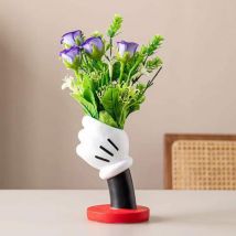 XVX - Simpatico vaso per topo Portaspazzole per trucco Portapenne per mouse per cartoni animati Decorazione per la casa regalo per feste di