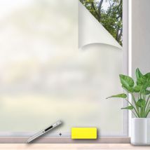 Film fenêtre, 60cm x 300cm, Anti Regard, Electrostatique, Adhésif, Protection solaire uv, Mat - Simple Fix