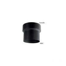 Simple paroi acier 2 mm - Augmentation Mâle - Femelle 180 (m) / 200 (f) mm