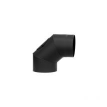 Simple paroi acier 2 mm - Coude fixe 90° avec regard 160 mm