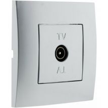 Prise Tv Simplea Montée - Module Large - Gris - Zenitech