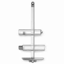 Simplehuman - Accessoires de salle de bains - Tablette pour douche Caddy Plus, réglable, inox BT1099