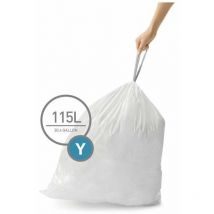 Simplehuman Altri accessori - Sacchetti per pattumiera 115 l, tipo Y, 200 pz CW0404