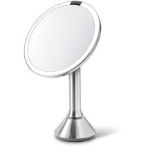 Kosmetikspiegel - Kosmetikspiegel mit LED-Dual-Light-Beleuchtung, Edelstahl gebürstet ST3052 - Simplehuman