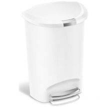 Simplehuman - Mülleimern - Abfalleimer 50 l, weiß CW1356