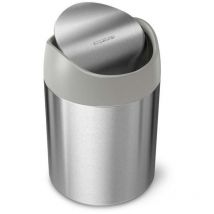 Mülleimern - Tischmülleimer Mini 1,5 l, Edelstahl gebürstet CW2084 - Simplehuman